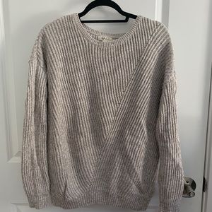 Brand new, oatmeal grey sweater